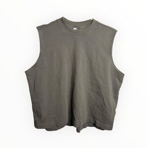 Pact Organic Airplane Mock Neck Shell Castor Green‎ Size XXL